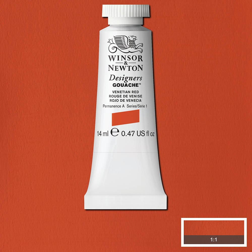 Winsor & Newton Designer's Gouache 14ml Venetian Red 678 S.1