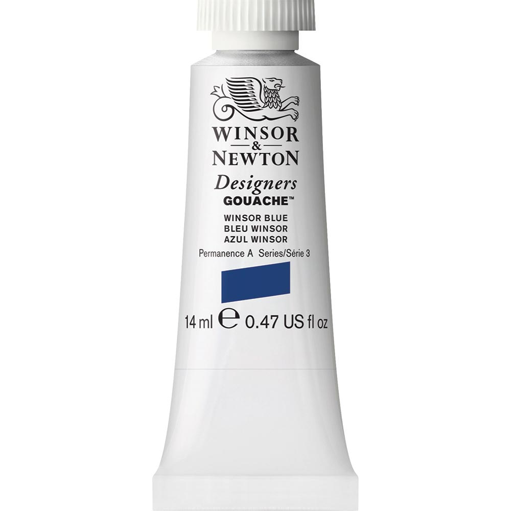 Winsor & Newton Designer's Gouache 14ml Winsor Blue (Red Shade) 706 S.3