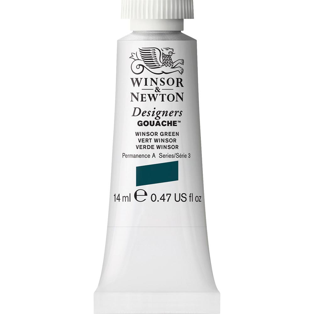 Winsor & Newton Designer's Gouache 14ml Winsor Green 720 S.3