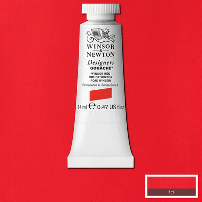 Winsor & Newton Designer's Gouache 14ml Winsor Red 726 S.3