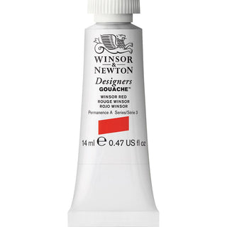 Winsor & Newton Designer's Gouache 14ml Winsor Red 726 S.3