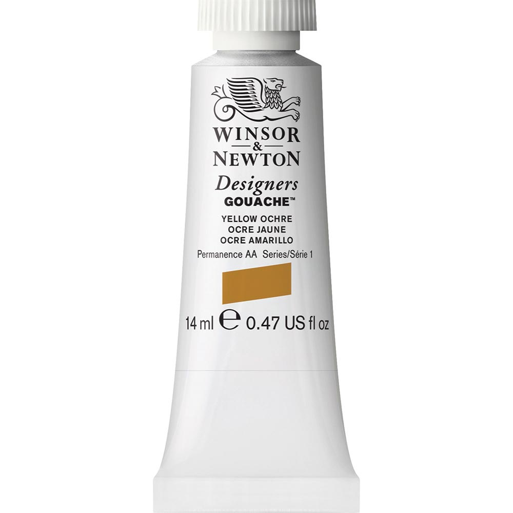 Winsor & Newton Designer's Gouache 14ml Yellow Ochre 744 S.1