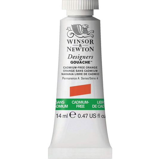 Winsor & Newton Designer's Gouache 14ml Cadmium-Free Orange 899 S.4