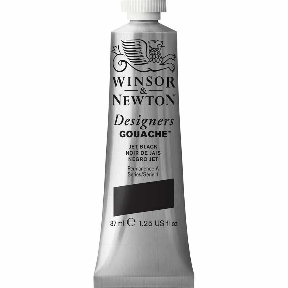Winsor & Newton Designer's Gouache 37ml Jet Black 335 S.1