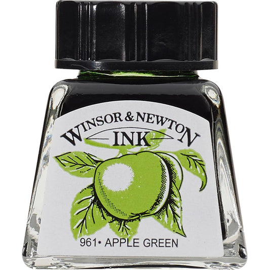 Winsor & Newton Drawing Ink 14ml Apple Green 011