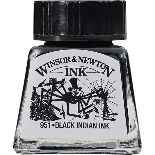 Winsor & Newton Drawing Ink 14ml Black 030