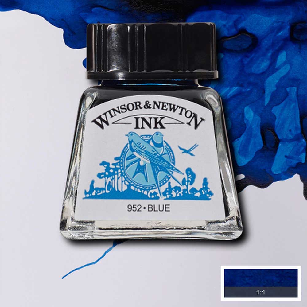 Winsor & Newton Drawing Ink 14ml Blue 032
