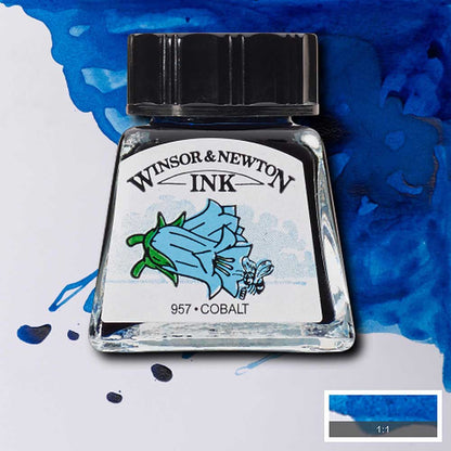 Winsor & Newton Drawing Ink 14ml Cobalt 176