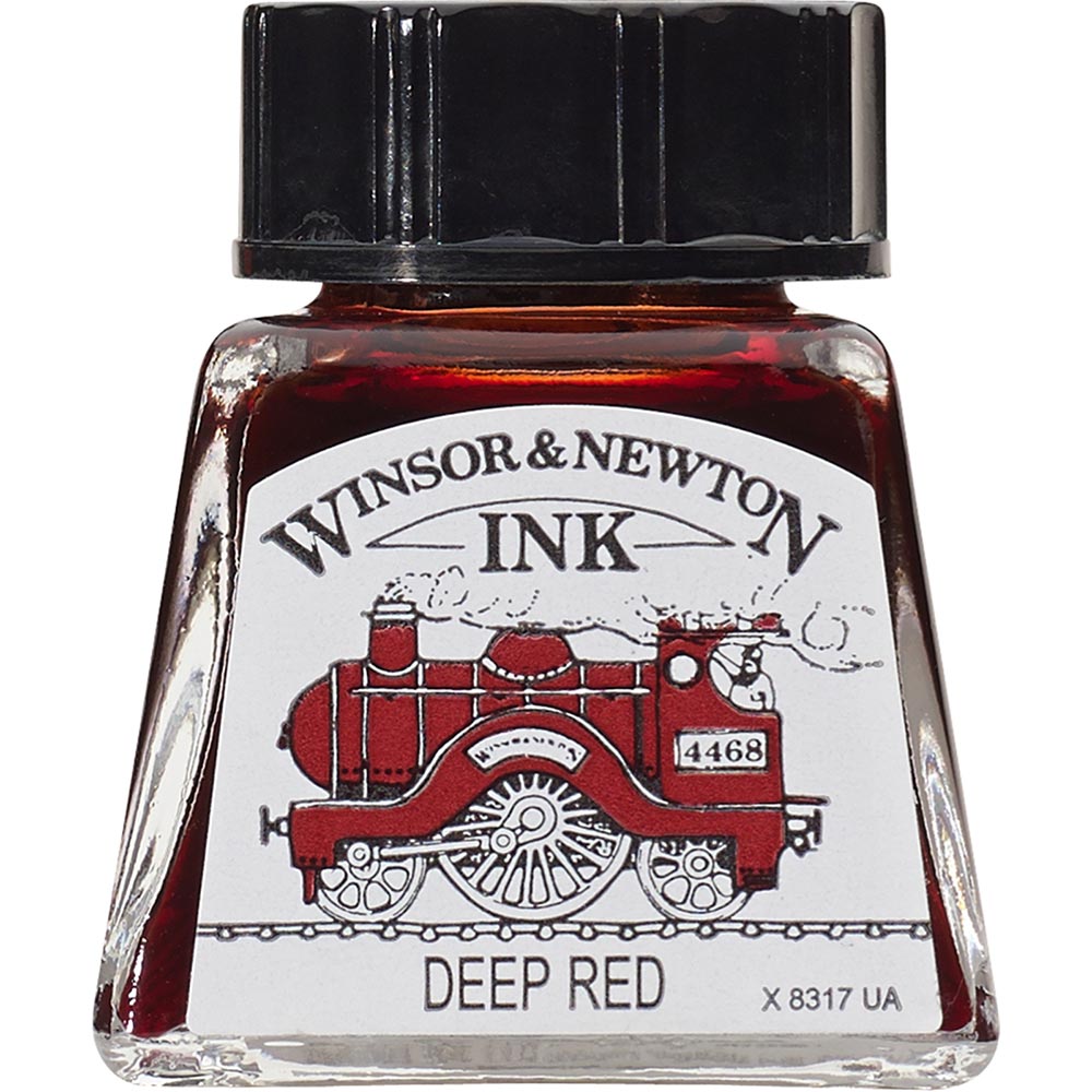 Winsor & Newton Drawing Ink 14ml Deep Red 227