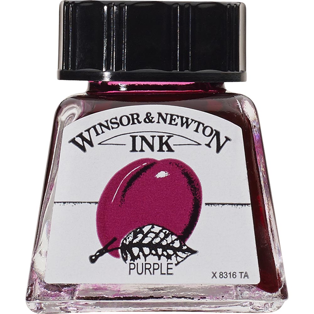 Winsor & Newton Drawing Ink 14ml Purple 542