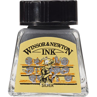 Winsor & Newton Drawing Ink 14ml Silver 617