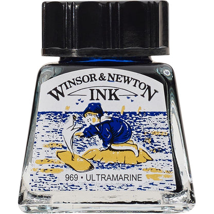 Winsor & Newton Drawing Ink 14ml Ultramarine 660