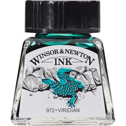 Winsor & Newton Drawing Ink 14ml Viridian 692