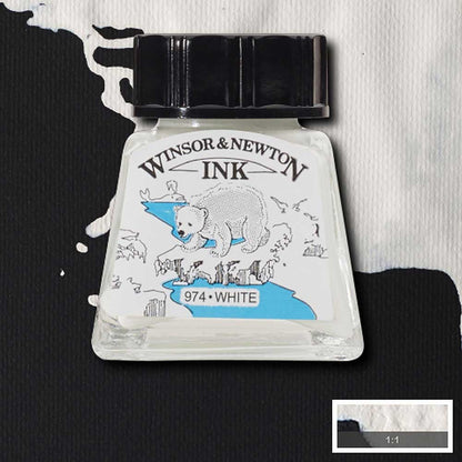Winsor & Newton Drawing Ink 14ml White 702