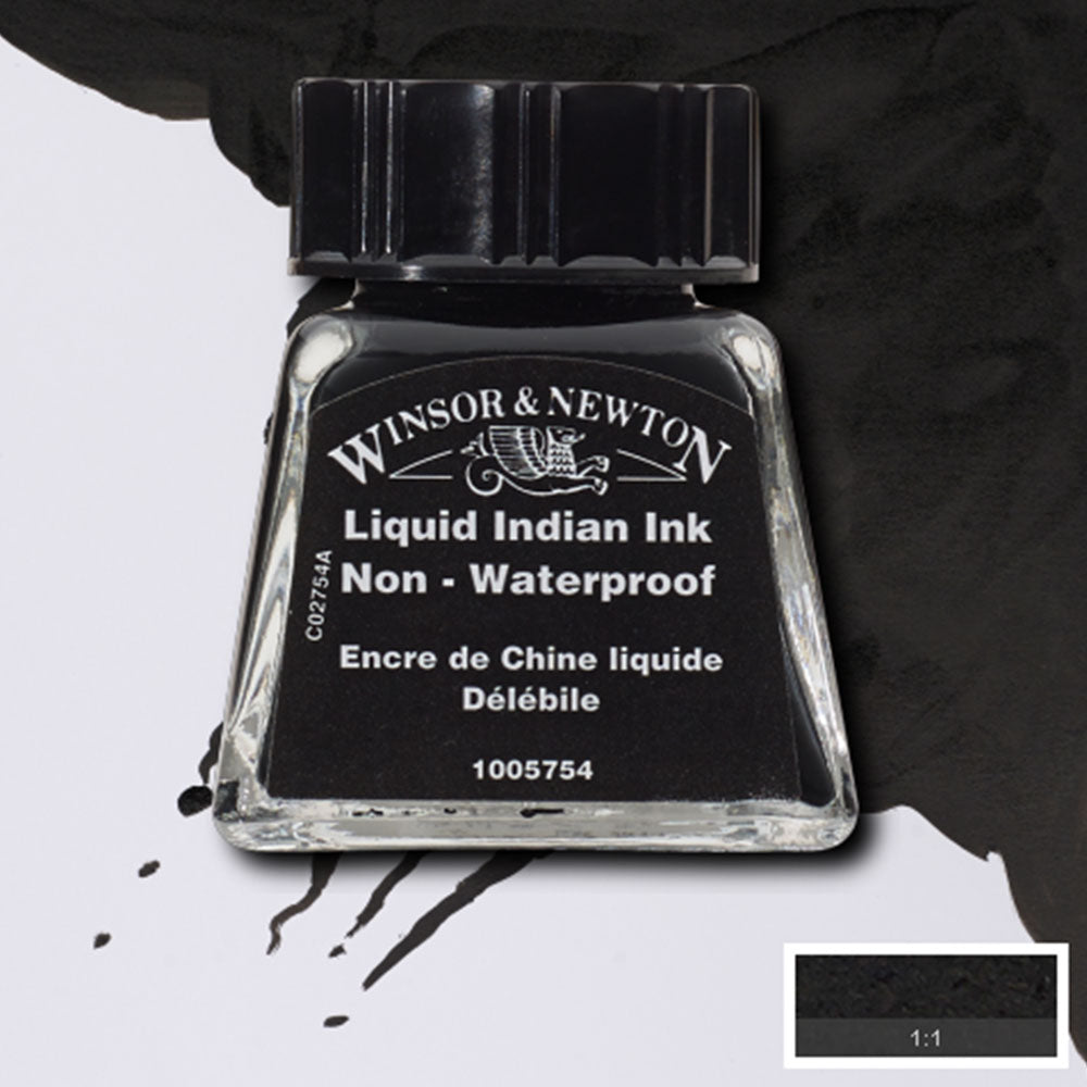 Winsor & Newton Drawing Ink 14ml Liquid Indian 754