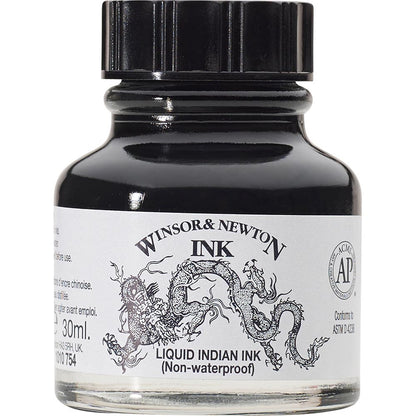 Winsor & Newton Drawing Ink 30ml Black 030