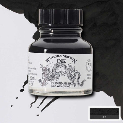 Winsor & Newton Drawing Ink 30ml Liquid Indian 754