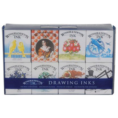 Winsor & Newton Drawink Ink Henry Collection 8x14ml Set