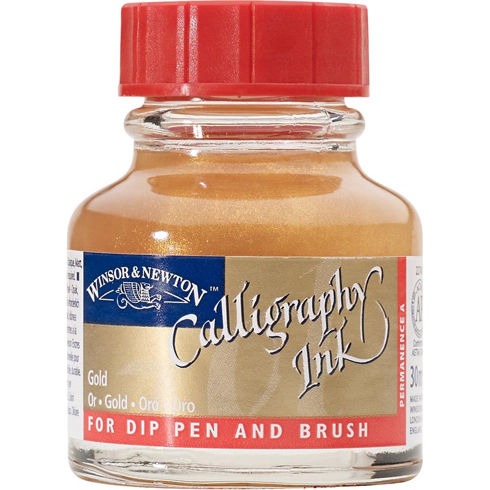 Winsor & Newton Calligraphy Ink 30ml Gold 283