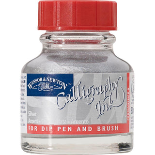 Winsor & Newton Calligraphy Ink 30ml Silver 617