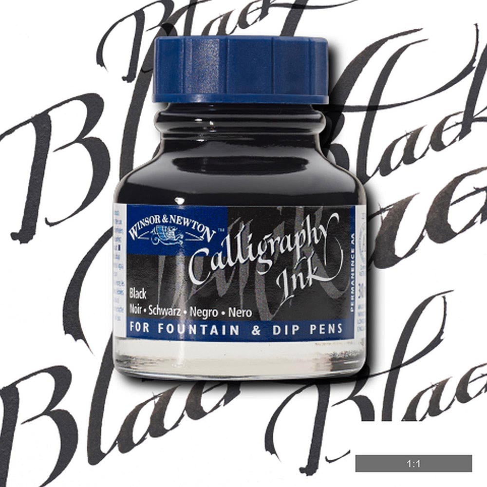 Winsor & Newton Calligraphy Ink 30ml Black 030