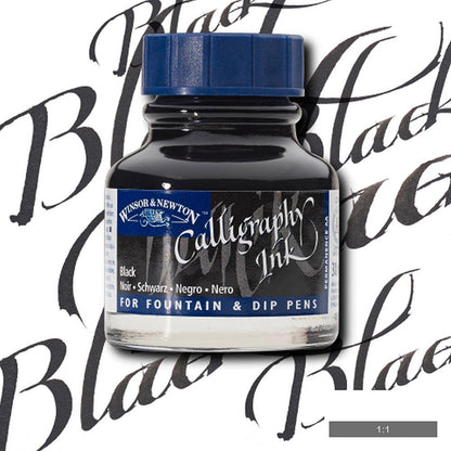 Winsor & Newton Calligraphy Ink 30ml Black 030