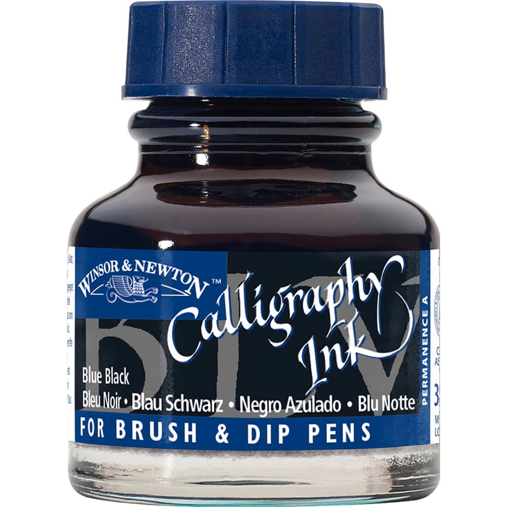 Winsor & Newton Calligraphy Ink 30ml Blue Black 034