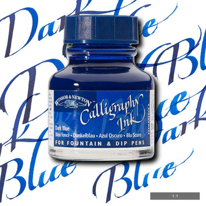 Winsor & Newton Calligraphy Ink 30ml Dark Blue 222