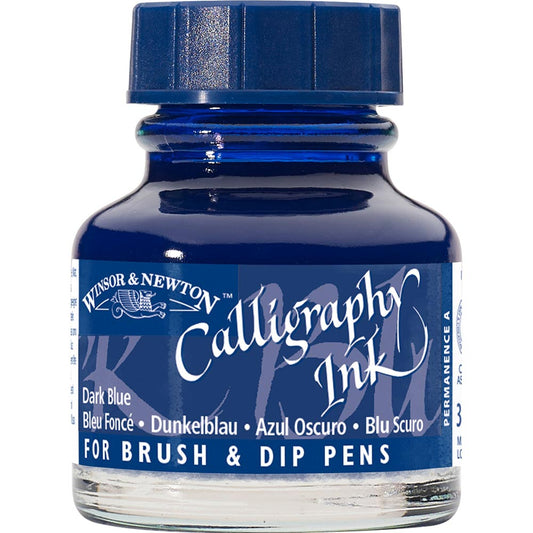 Winsor & Newton Calligraphy Ink 30ml Dark Blue 222