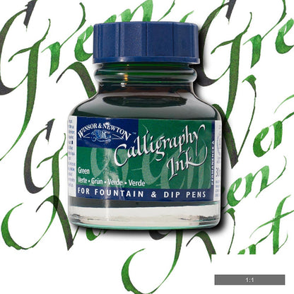 Winsor & Newton Calligraphy Ink 30ml Green 289