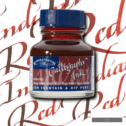 Winsor & Newton Calligraphy Ink 30ml Indian Red 317