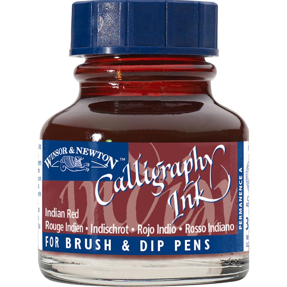 Winsor & Newton Calligraphy Ink 30ml Indian Red 317