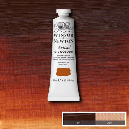 Winsor & Newton Artists' Yağlı Boya 37ml Burnt Sienna 074 S.1