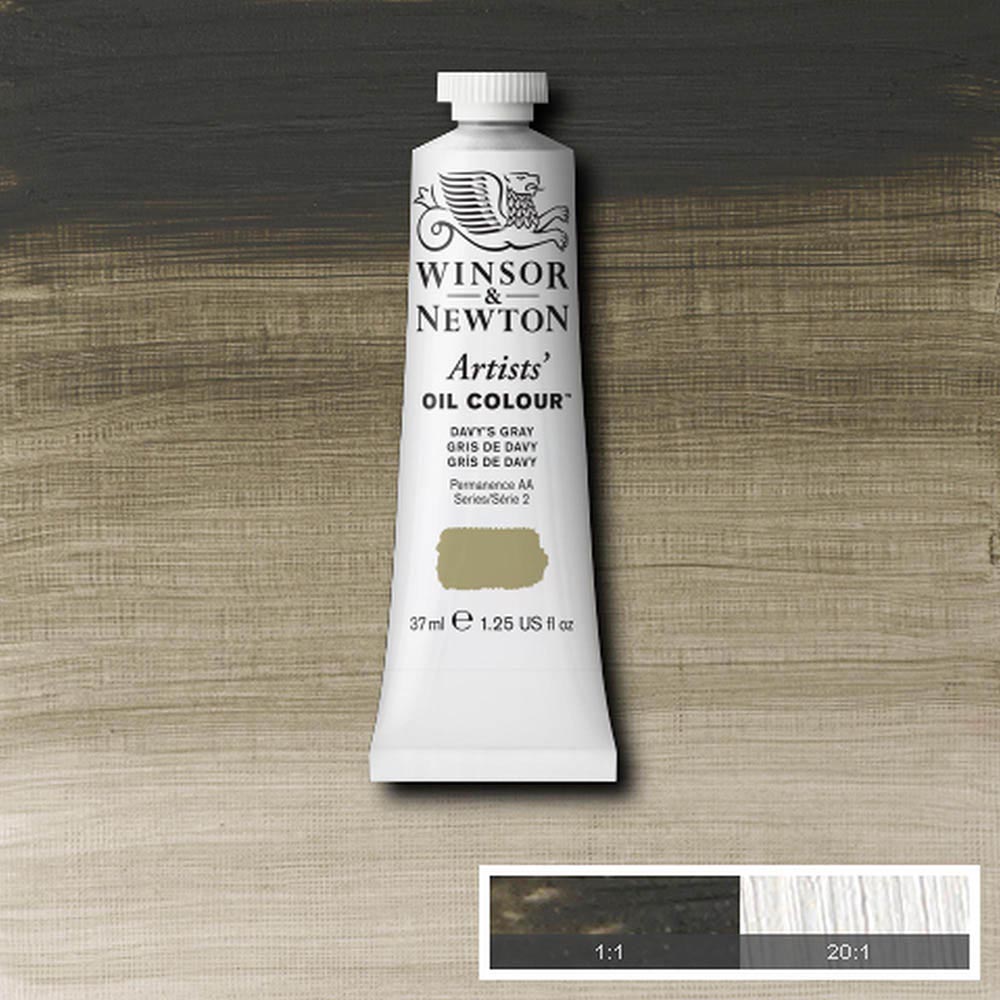 Winsor & Newton Artists' Yağlı Boya 37ml Davy’s Gray 217 S.2