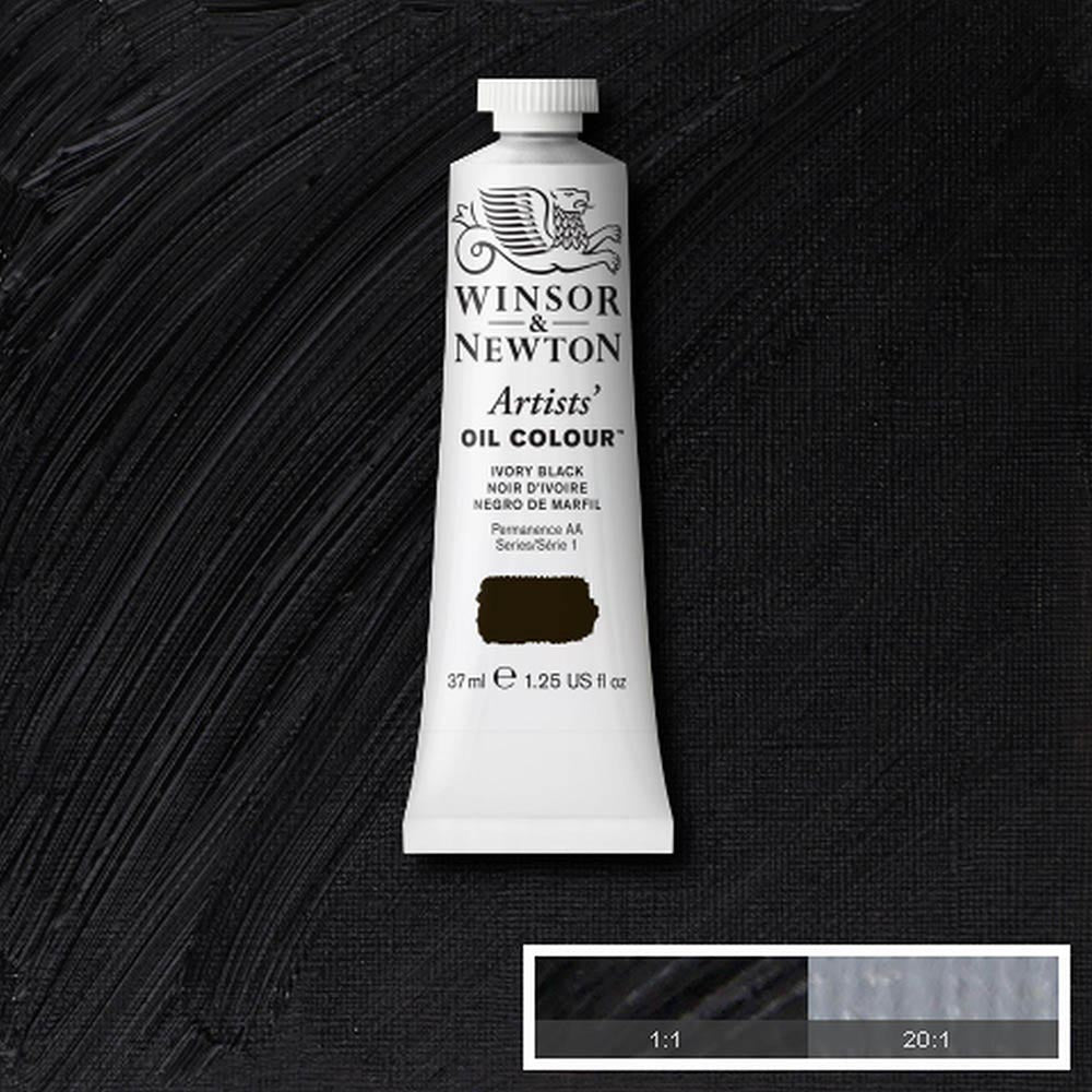 Winsor & Newton Artists' Yağlı Boya 37ml Ivory Black 331 S.1