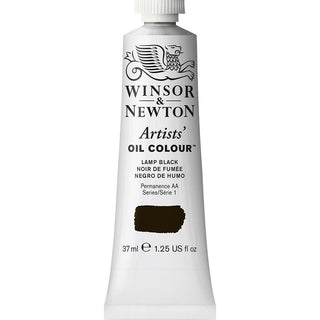 Winsor & Newton Artists' Yağlı Boya 37ml Lamp Black 337 S.1