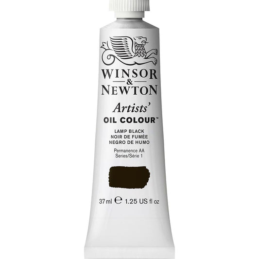 Winsor & Newton Artists' Yağlı Boya 37ml Lamp Black 337 S.1