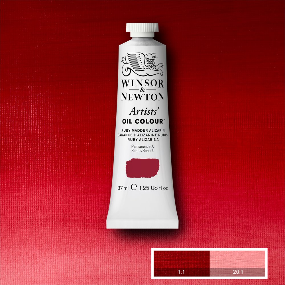 Winsor & Newton Artists' Yağlı Boya 37ml Ruby Madder Alizarine 411 S.3
