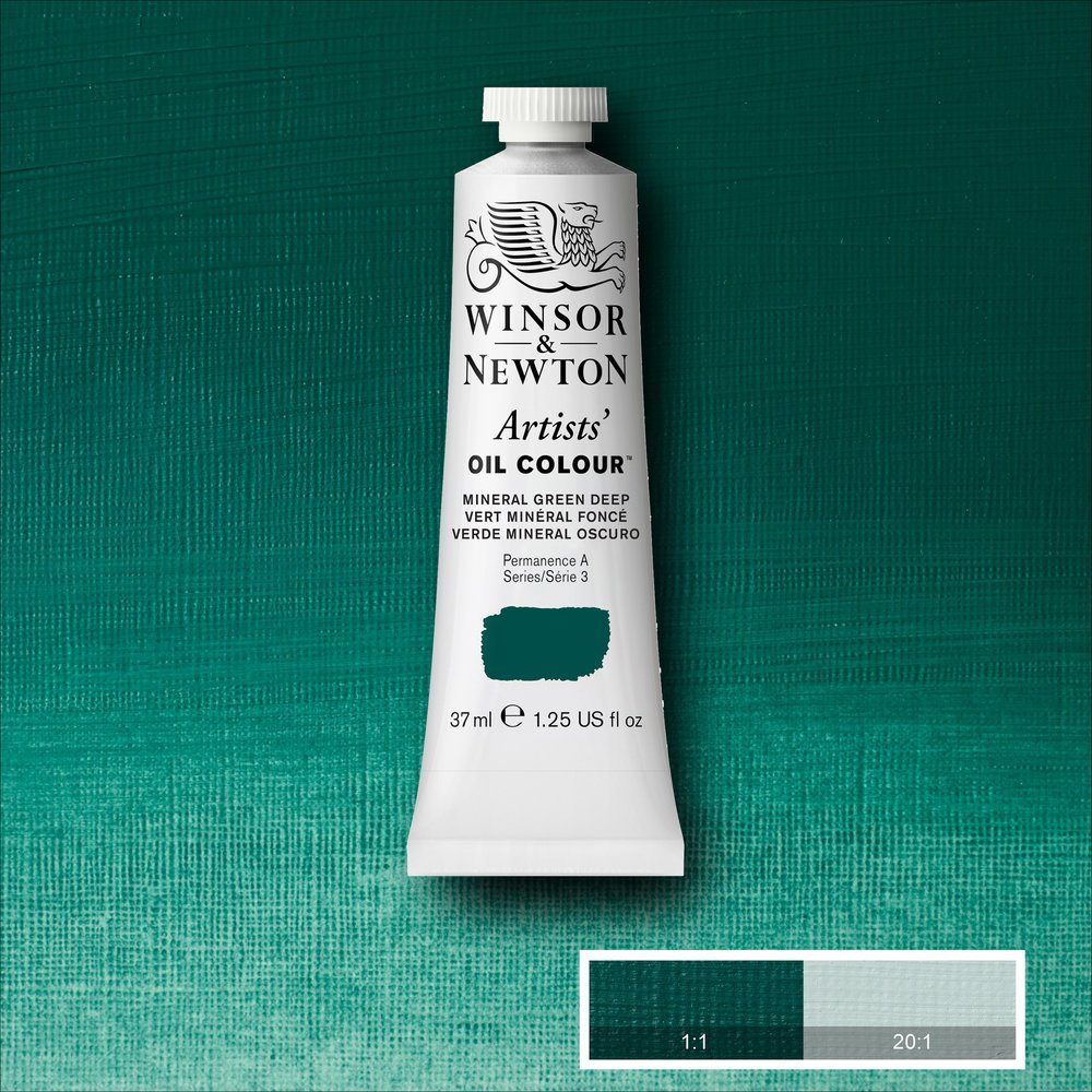 Winsor & Newton Artists' Yağlı Boya 37ml Mineral Green Deep 412 S.3