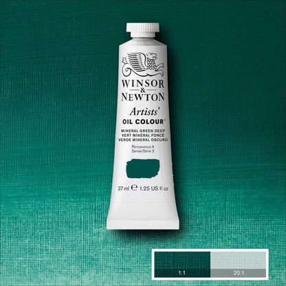 Winsor & Newton Artists' Yağlı Boya 37ml Mineral Green Deep 412 S.3