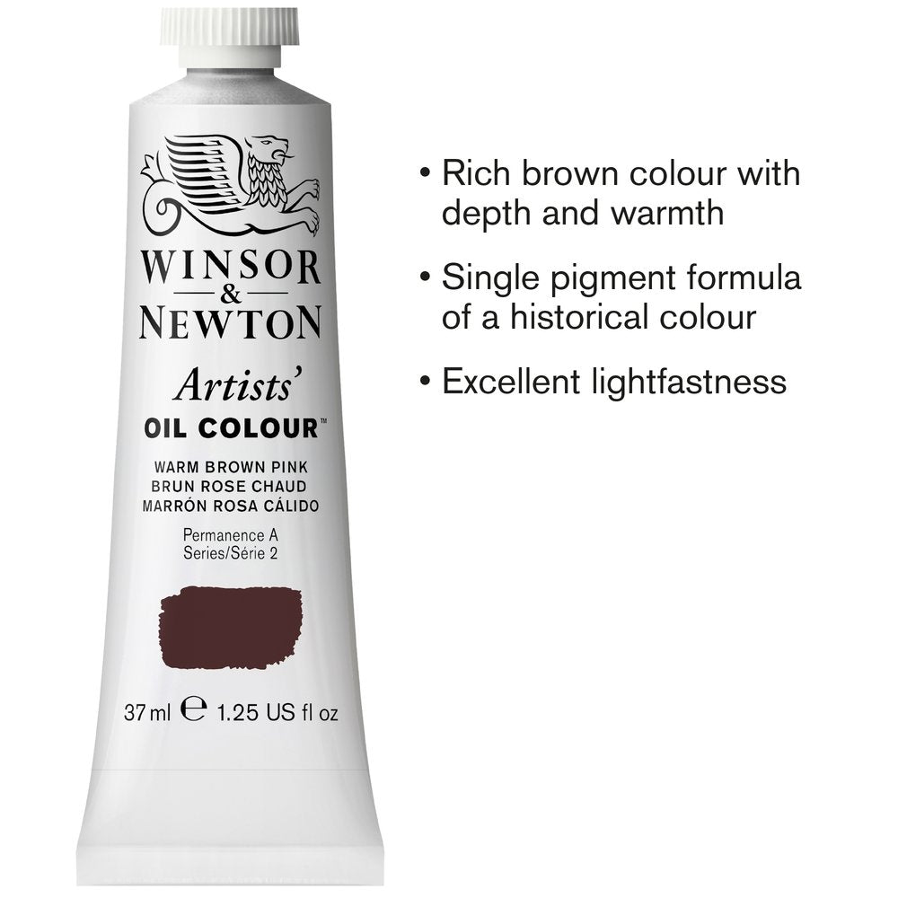 Winsor & Newton Artists' Yağlı Boya 37ml Warm Brown Pink 413 S.2