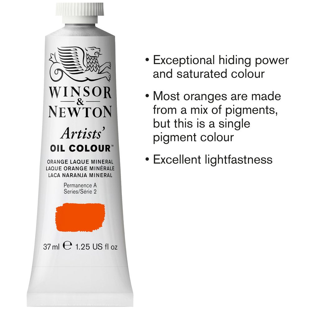 Winsor & Newton Artists' Yağlı Boya 37ml Orange Laque Mineral 416 S.2