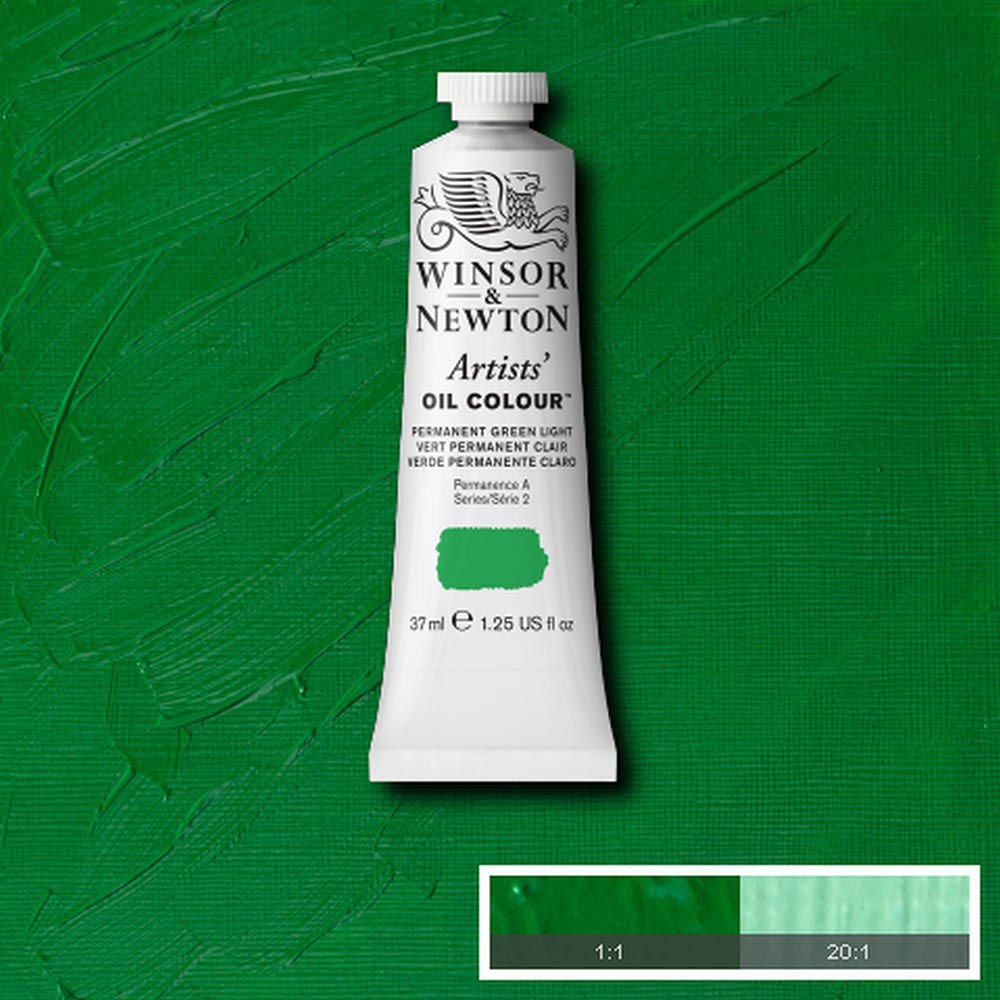 Winsor & Newton Artists' Yağlı Boya 37ml Permanent Green Light 483 S.2