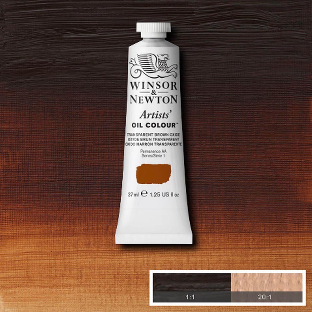 Winsor & Newton Artists' Yağlı Boya 37ml Transparent Brown Oxide 648 S.1