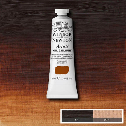 Winsor & Newton Artists' Yağlı Boya 37ml Transparent Brown Oxide 648 S.1