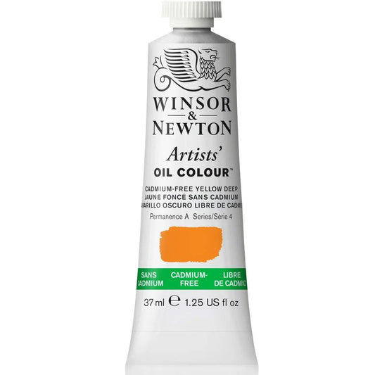 Winsor & Newton Artists' Yağlı Boya 37ml Cadmium-Free Yellow Deep 891 S.4