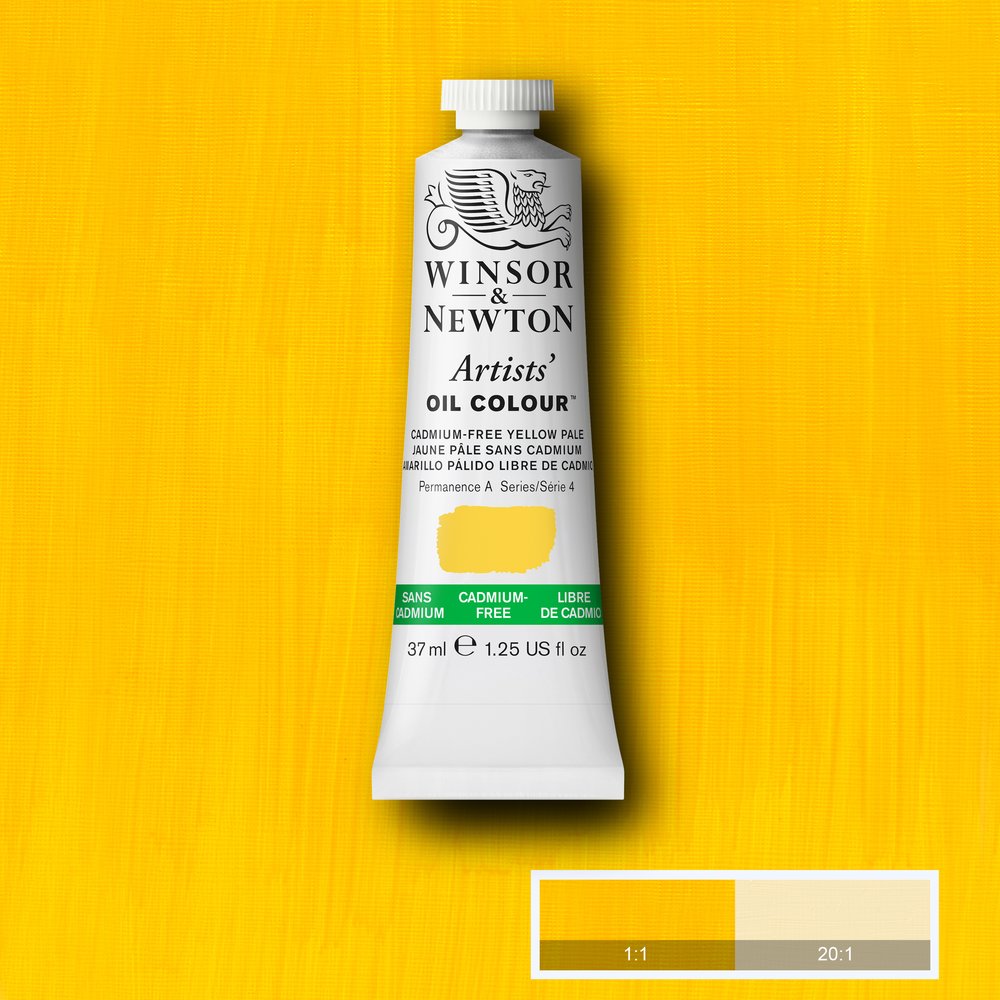 Winsor & Newton Artists' Yağlı Boya 37ml Cadmium-Free Yellow Pale 907 S.4