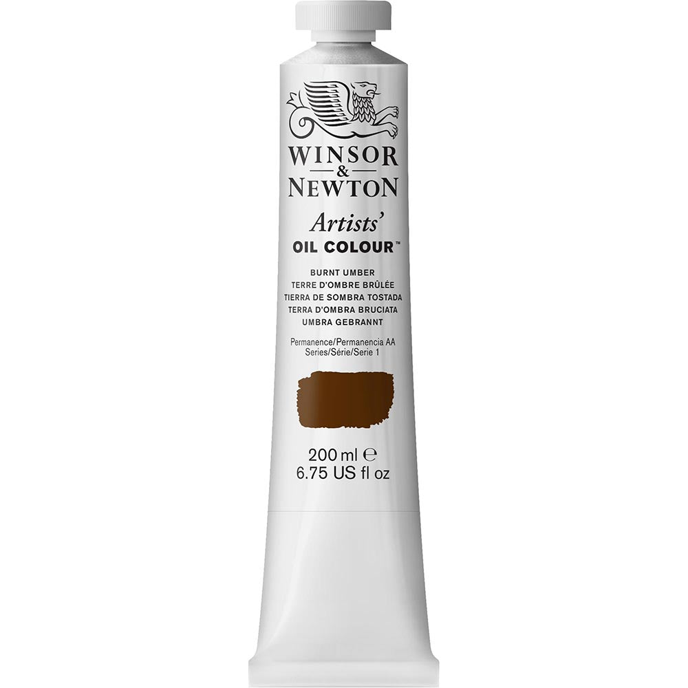 Winsor & Newton Artists' Yağlı Boya 200ml Burnt Umber 076 S.1