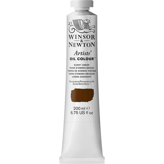 Winsor & Newton Artists' Yağlı Boya 200ml Burnt Umber 076 S.1