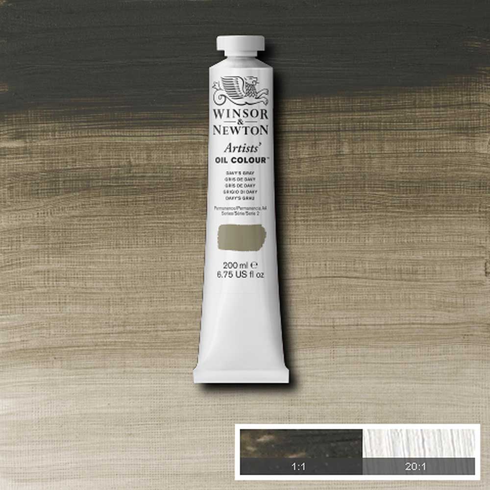 Winsor & Newton Artists' Yağlı Boya 200ml Davy’s Gray 217 S.2
